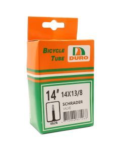 Duro 14 x 1 3/8 Bicycle Tyre Tube for 14" Inch Kids Bikes Schrader Valve