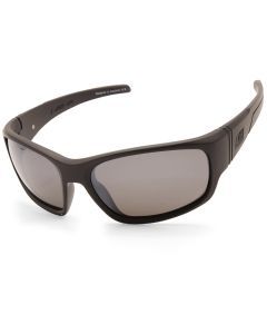 Dirty Dog Snapper Satin Black/Grey Flash Mirror Polarised Men's Sunglasses