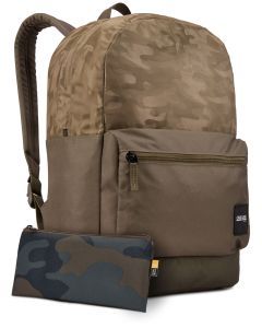 Case Logic Founder 26L Backpack - Olive/Camo (Bag w/ Free Pencil Case)