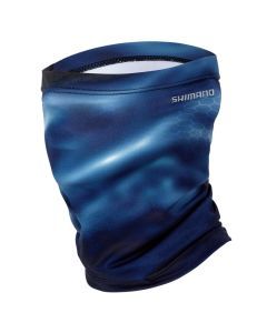 Shimano Navy Camo Neck Gaitor Shades - UPF 50+ UV Protection Head Scarf