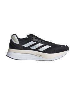 Adidas Mens Adizero Boston 10 Running Shoes - Black/White/Gold (Athletic Sneakers)