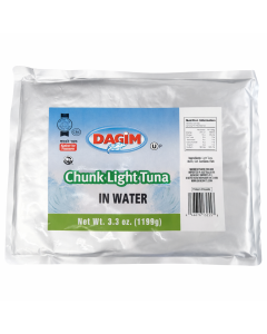 1.2kg DAGIM Chunk Light Kosher Tuna in Water Bulk (1 Pouch)