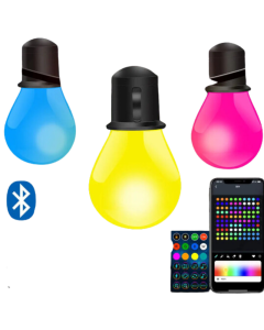 Bluetooth Colorful G40 LED Bulb String Lights