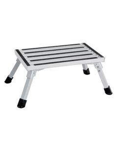 Single folding portable caravan camping step stool