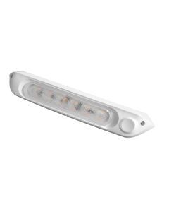 WHITE 287mm 12V LED AWNING LIGHT WITH WHITE LIGHTS IP67