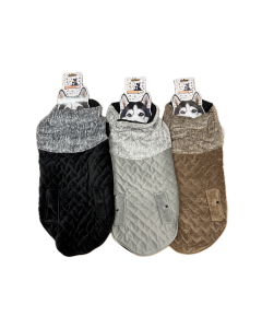 70cm Quilted Dog Jacket Coat Warm Winter Pet Clothes Vest Padded Windbreaker