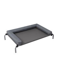 Pawz Elevated Pet Bed Dog Puppy Cat Trampoline Hammock Raised Heavy Duty Grey L