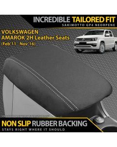 Volkswagen Amarok 2H (Leather Seats) Neoprene Console Lid (Available)