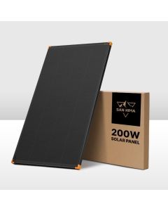 San Hima 200W Mono-HPBC Fixed Solar Panel Power Bypass Camping Caravan Battery