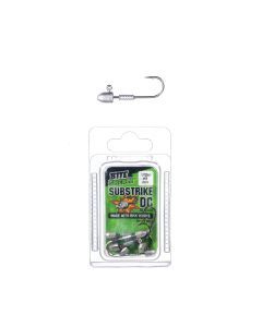 6 Pack of 1/12oz Size 2 Bite Science Substrike DC Jigheads with BKK Hooks