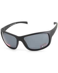 Dirty Dog Phin Satin Black/Grey Polarised Men's Sunglasses 53394