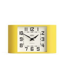 Newgate Mini Metro Mantel Clock-Yellow