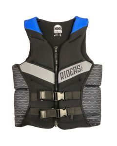 Riders Inc The Wave Men's Life Jacket Buoyancy Flotation Vest Black-Blue