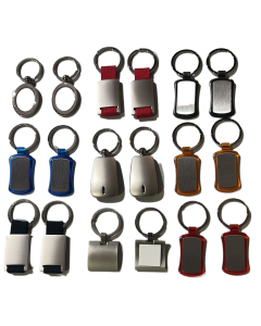 100x High Quality Keyrings Bulk - Assorted Colours (School Key Tags for Bags/Badges)