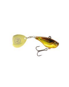 TT Lures Flashpoint+ 37mm Tail Spinner Vibe Lure - GOLDEN MINNOW