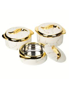 Golden Thermal Food Warmer Set (3pcs)
