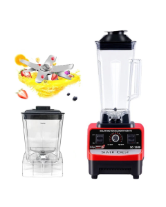 2L Electric Fruit & Food Blender - 15-Speed with Automatic Pulp Ejection