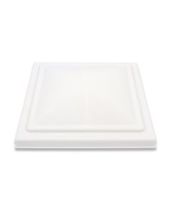 Camco 40154 Polypropylene Vent Lid - Jensen pre '94 pin, White Bilingual
