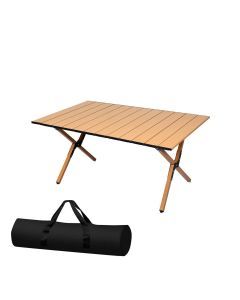 Levede Folding Camping Table Portable Picnic Outdoor Egg Roll Foldable BBQ Desk
