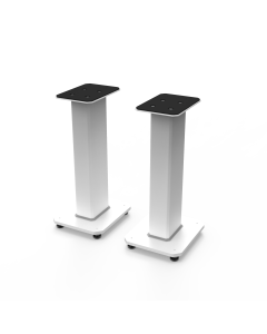 Kanto SX22W 22" Tall Fillable Speaker Stands with Isolation Feet - Pair, White