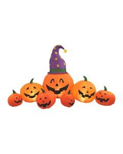 Halloween Inflatable Pumpkin Decoration with LED Lights