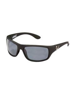 Mustad Hank Parker Polarized Sunglasses-Black Frame with Smoke Lens-HP100A-2