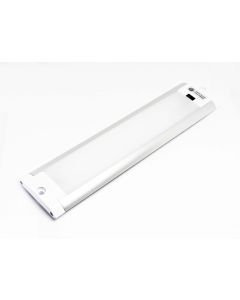 Dreamlighting 200mm Swipe Sensor Switch Cabinet Bar Light (Interior), DC12V, Cool White, White & Silver
