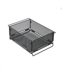 IGT Outdoor Table Unit Basket Storage Net Cage Silver