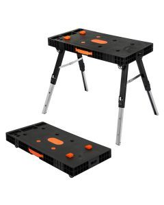 Traderight 5-in-1 Work Table Foldable Workbench 400kg Adjustable Clamping System