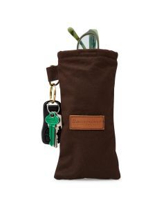 Didgeridoonas Australian Oilskin Nylon Lined Glasses Case Pouch