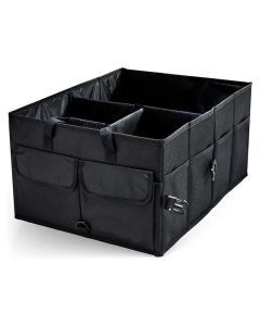 Large Capacity Collapsible Car Trunk Organizer Storage Box Black