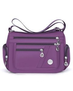 Ladies Handbag Crossbody Travel Bag (Purple)