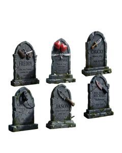 Halloween Tombstone Yard Signs Decor (6pcs)