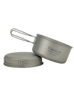 Titanium Pan Bowl Set 1000ml Grey