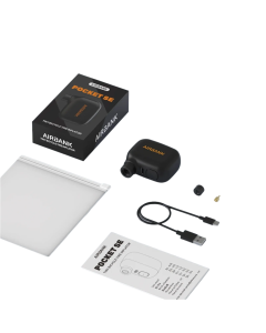 AS100 Mini Electric Bicycle Pump 100PSI Rechargeable Air Inflator Black