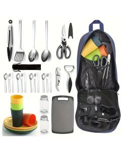 Camping Cooking Set Outdoor Kitchen Utensils (31pcs)