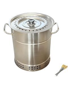 Charcoal Grill with 30 Skewers