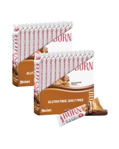 Maxines Burn Caramel Crunch Bar 12x40g x2