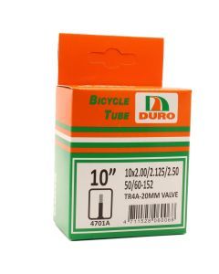 Duro 10" x 2.00/2.125/2.5 Inner Tube for E-scooters 20mm TR4A Schrader Valve