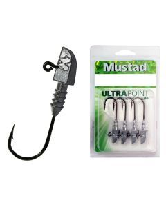 1 Packet of Size 3/0 Mustad Darter Jigheads - Choose the Weight