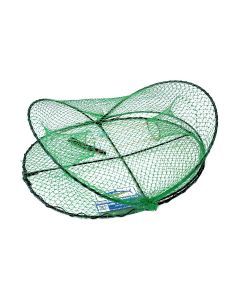 Wilson Folding Opera House Trap-Green Yabbie Net-3 Inch Entry Rings