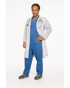 Plus Size Mens Doctor Costume King Big & Tall Party Hospital Fancy Dress