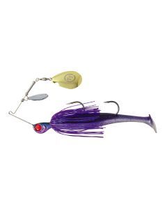 TT Lures 1/2oz Tornado+ Double Colorado Rigged Spinnerbait Lure - PURPLE DEMON