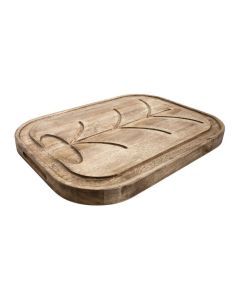 Peer Sorensen 50cm Natural Wood Cutting Serving & Chopping Board (50x38x3.6cm)