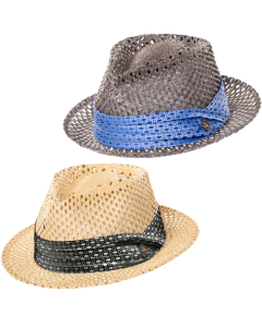 Goorin Brothers Mens Light Vented Straw Hat- Natural (Summer Sun Hat/Fedora)