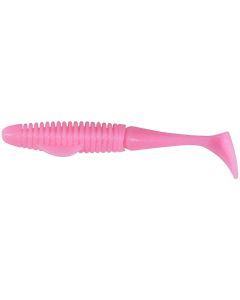 6 Pack of 3.5in Duo Realis BooStar Wake Soft Plastic Swimbaits - Solid Pink UV