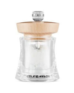 Cole & Mason Holborn 95mm Black Wood Salt Shaker Mill