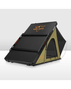 San Hima Kalbarri Lite Rooftop Tent Hardshell With Ladder & Rack Camping Olive