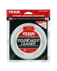 30yd Spool of Yo-Zuri Top Knot 100% Fluorocarbon Fishing Leader - Made in Japan