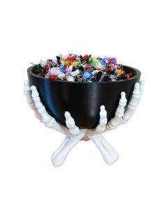 Skull Hand Bowl Holder Halloween Candy Dish